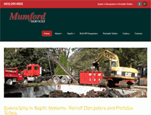 Tablet Screenshot of mumfordservices.com